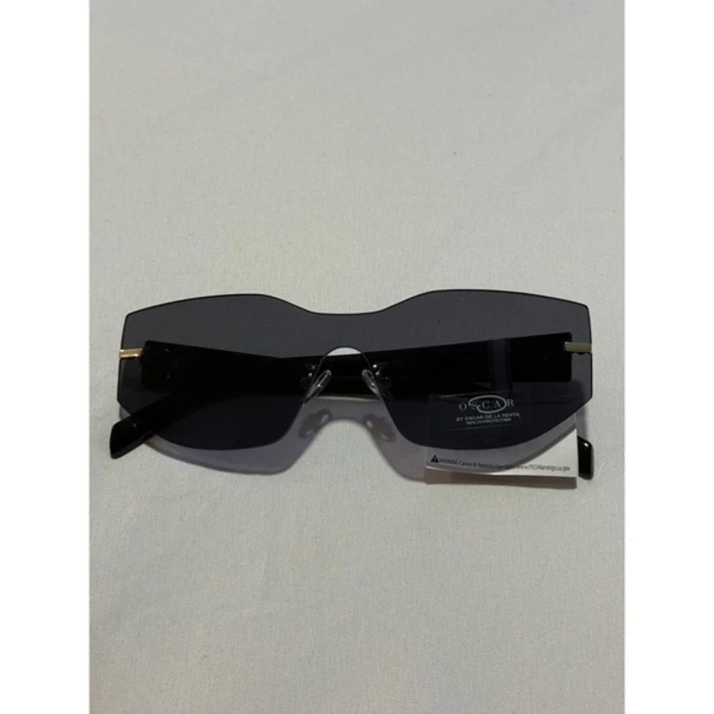 Oscar by Oscar de la Renta Oversized Shield Sunglasses UV Protection